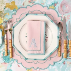 Mariana Pink & Duck Egg Placemats (Set of 4)