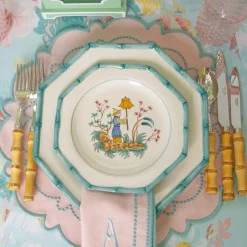 Mariana Pink & Duck Egg Placemats (Set of 4)