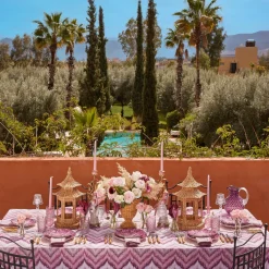 Mariana Pink Placemats & Napkins (Set of 4)