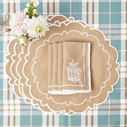 Mariana Sand Placemats & Napkins (Set of 4)