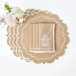 Mariana Sand Placemats & Napkins (Set of 4)
