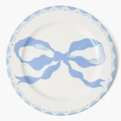 Marilyn Blue Bow Starter Plate