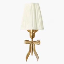 Marilyn Bow Rechargeable Wall Light with Cream Shade (14cm)