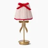 Marilyn Bow Rechargeable Lamp with Pink & Red Bow Shade (18cm)