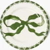 Marilyn Forest Green Bow Dinner Plate