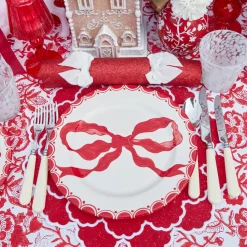 Marilyn Red Bow Dinner Plate
