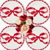 Marilyn Red Bow Dinner Plates (Set of 4)