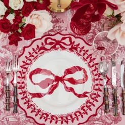 Marilyn Red Bow Dinner Plates (Set of 4)