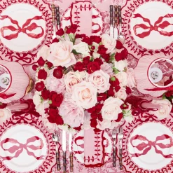 Marilyn Red Bow Dinner Plates (Set of 4)