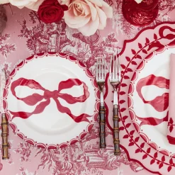 Marilyn Red Bow Starter Plates (Set of 4)