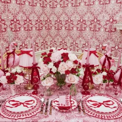 Marilyn Red Bow Starter Plates (Set of 4)