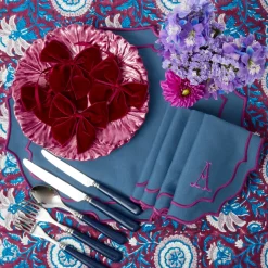 Marlene Blue & Purple Napkins (Set of 4)