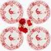 Martha Red Starter Plates (Set of 4)