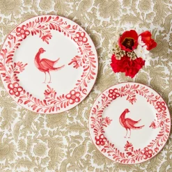 Martha Red Starter Plates (Set of 4)