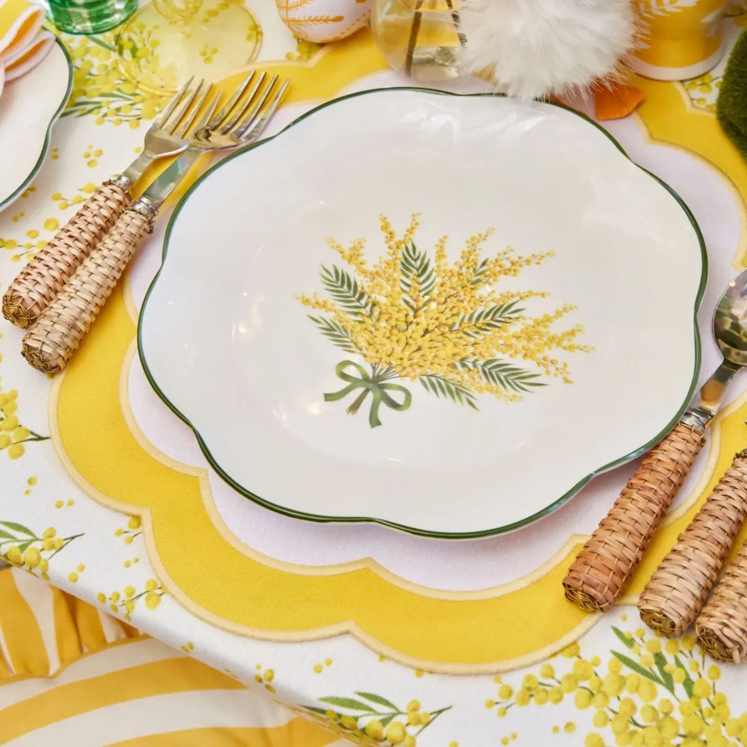 Mimosa Dinner Plates (Set of 4)