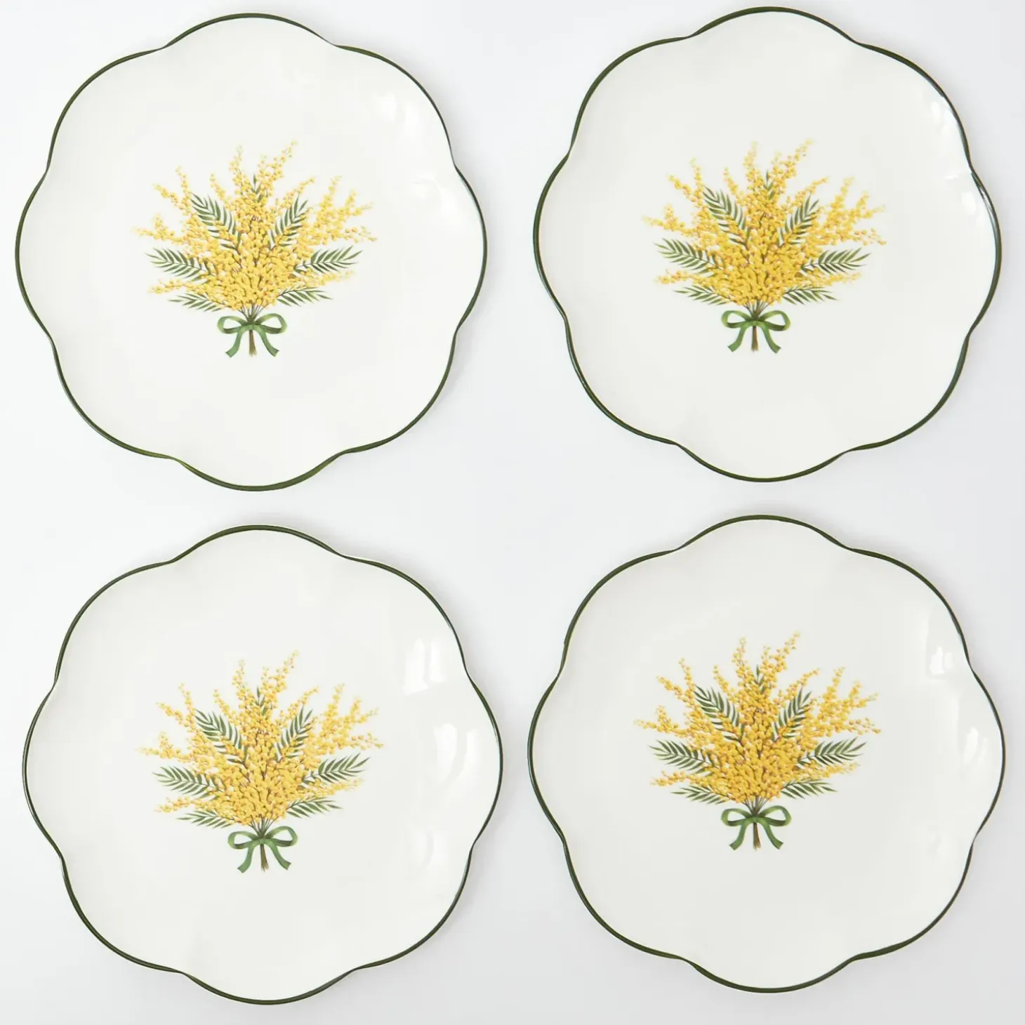 Mimosa Starter Plates (Set of 4)