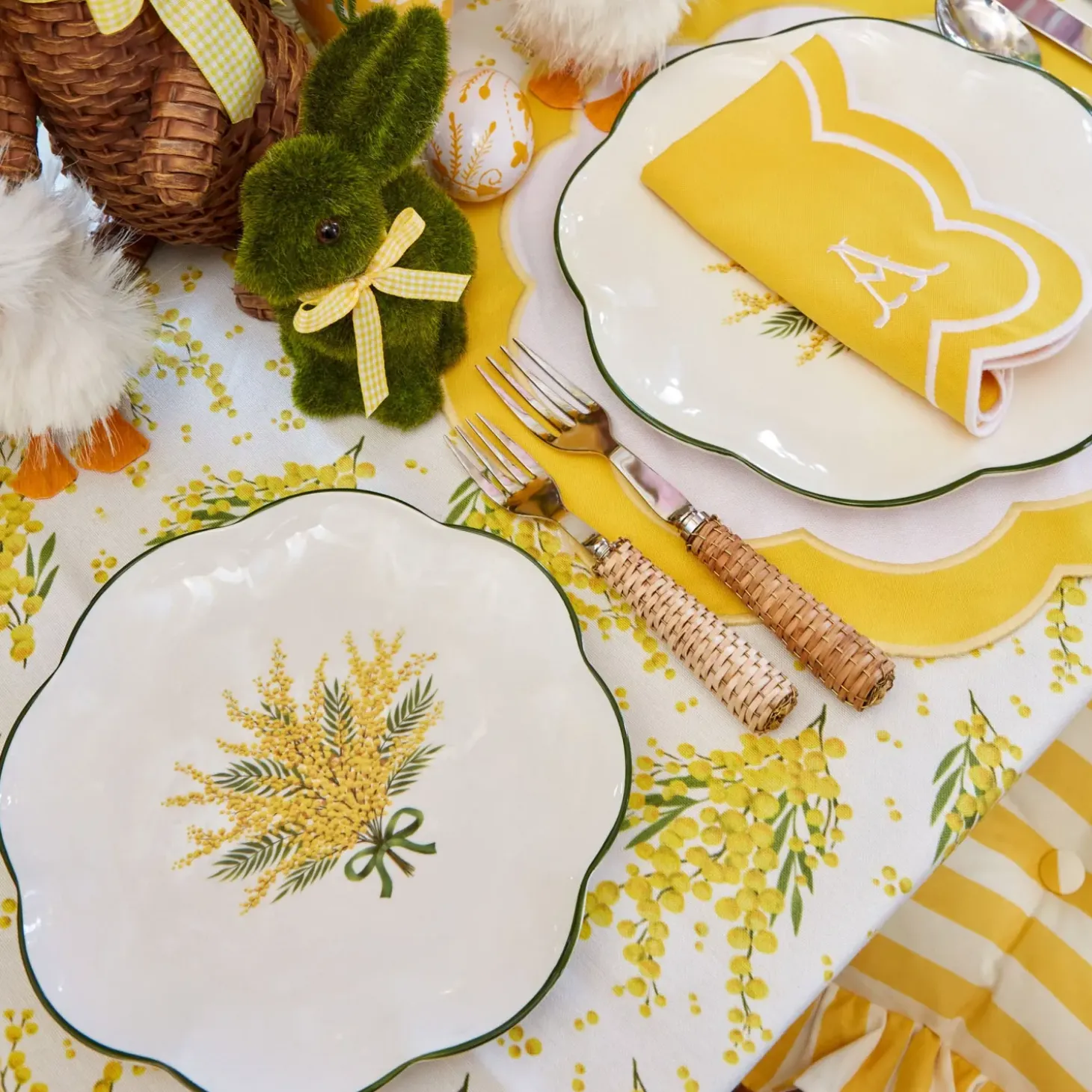 Mimosa Starter Plates (Set of 4)
