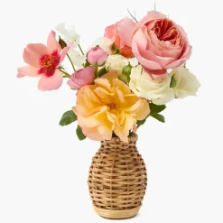 Mini Natural Rattan Vase (Set of 3)