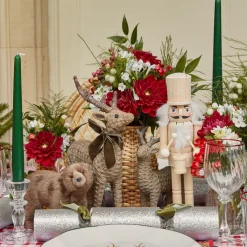 Mini Rattan Reindeer (Pair) - 20cm