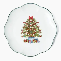 Mrs. Alice Christmas Tree Dinner Plate