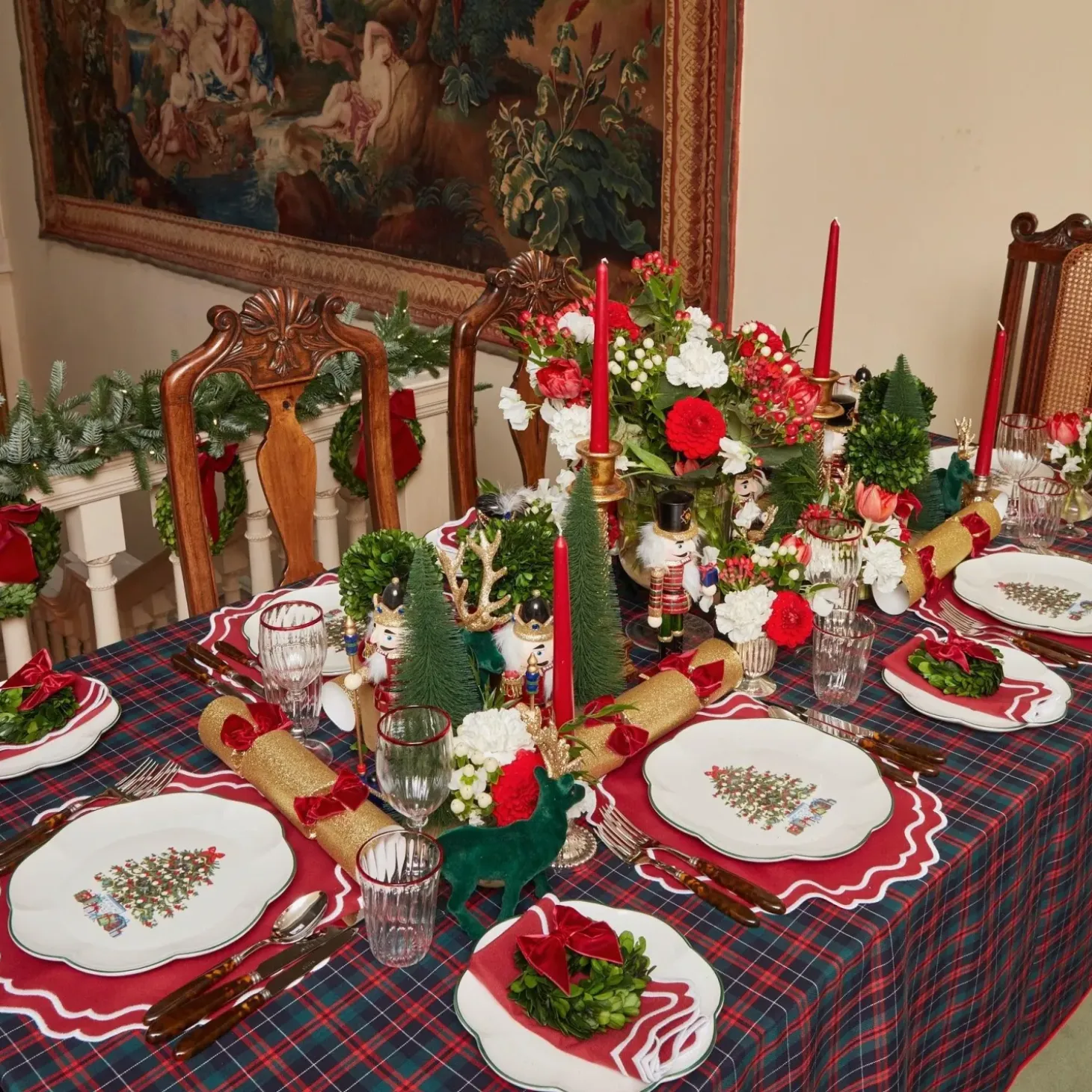 Mrs. Alice Christmas Tree Dinner Plate