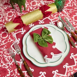 Mrs. Alice Christmas Tree Dinner & Starter Plates (Set of 8)