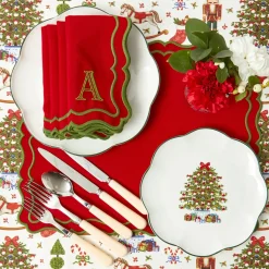 Mrs. Alice Christmas Tree Starter Plate (Set of 4)