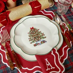 Mrs. Alice Christmas Tree Starter Plate (Set of 4)