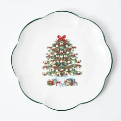 Mrs. Alice Christmas Tree Dinner Plate (Set of 4)