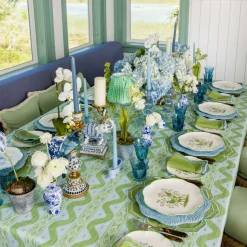 Mrs. Alice Handpainted Blue Tulip