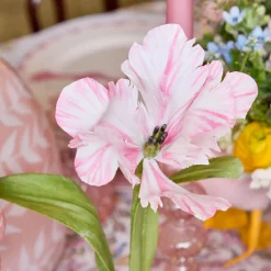 Mrs. Alice Handpainted Pink Tulip