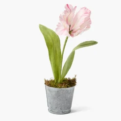 Mrs. Alice Handpainted Pink Tulip
