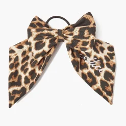 Mrs. Alice Leopard Hair Bow