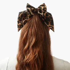 Mrs. Alice Leopard Hair Bow