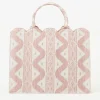 Mrs. Alice Tote Bag (Pink Ikat)