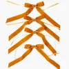 Mustard Velvet Bows (Set of 4) - 20cm