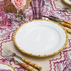 Nancy Bamboo Dinner & Starter Plates (Set of 8)