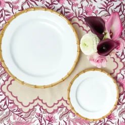 Nancy Bamboo Dinner & Starter Plates (Set of 8)