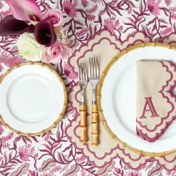Nancy Bamboo Dinner & Starter Plates (Set of 8)