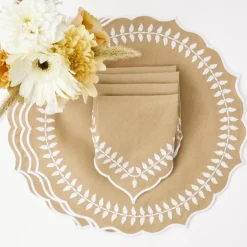 Natural Laurel Napkins (Set of 4)