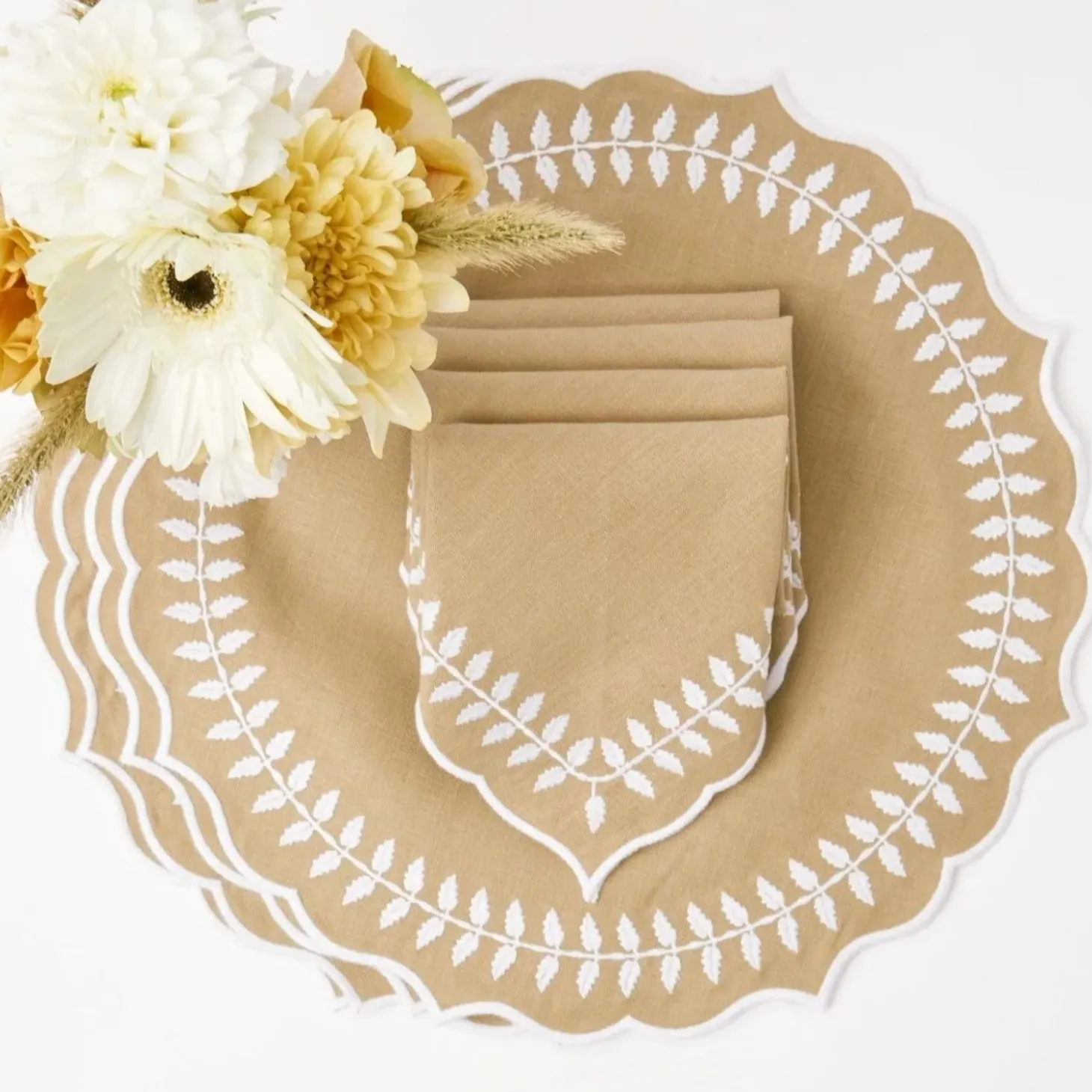 Natural Laurel Placemats (Set of 4)