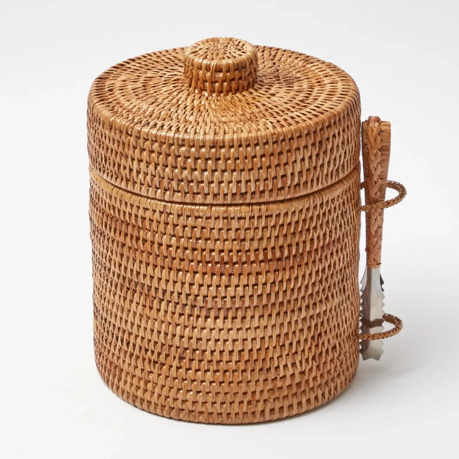 Natural Rattan Ice Bucket