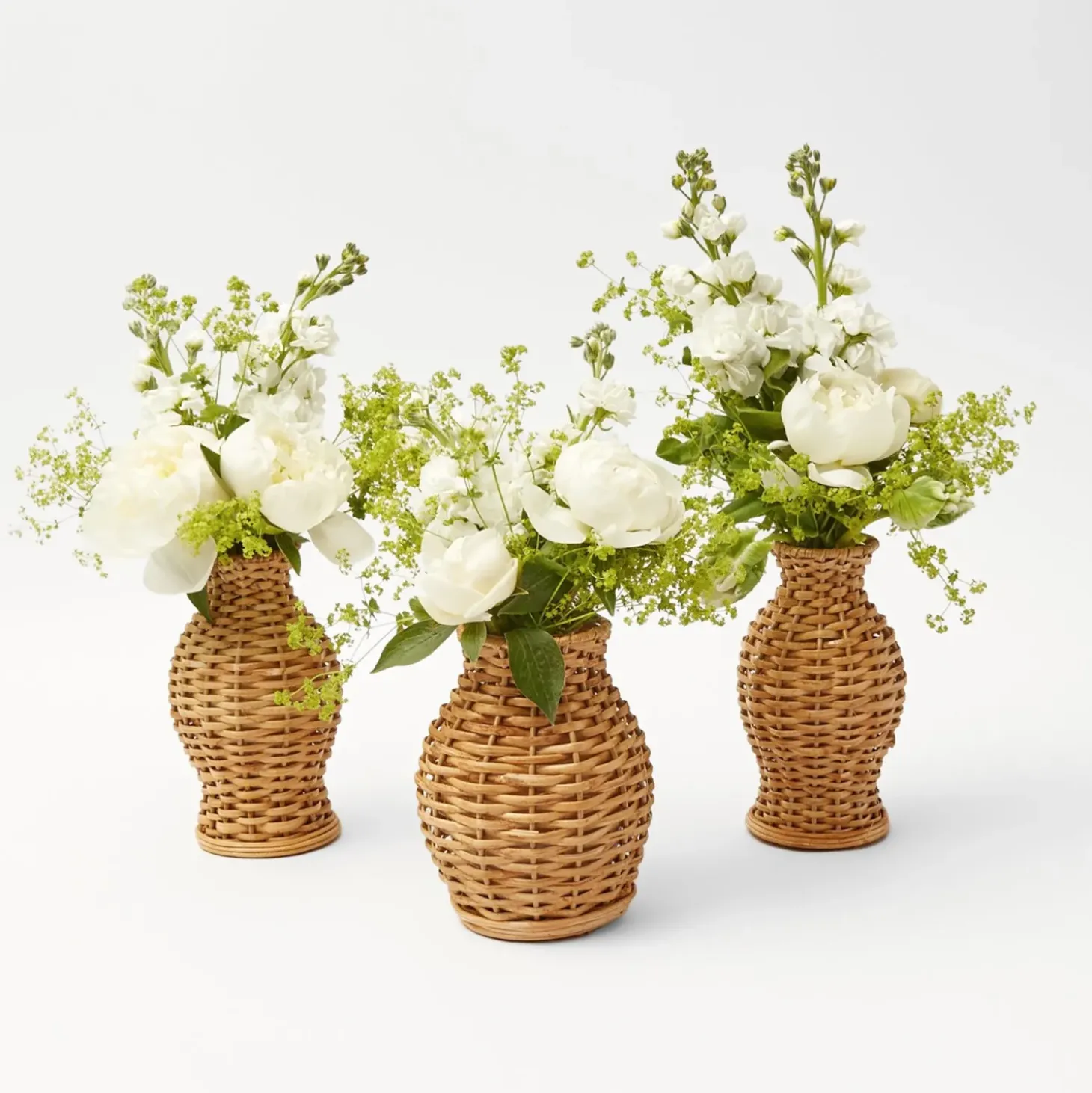 Natural Rattan Pagoda Decoration Set