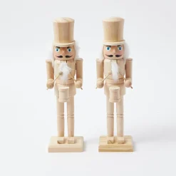 Natural Wood Nutcracker (Pair)