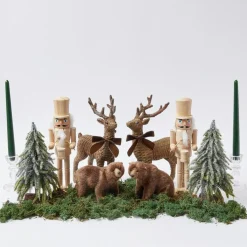 Natural Wood Nutcracker (Pair)