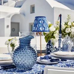 Navy Hobnail Jug