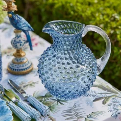 Navy Hobnail Jug