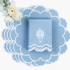 Nikki Blue Placemats (Set of 4)