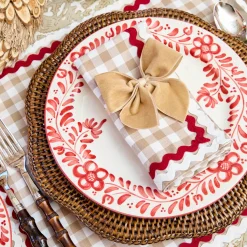 Oat Velvet Napkin Bows (Set of 4)