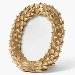 Odette Oval Gold Photo Frame - 5"x7"
